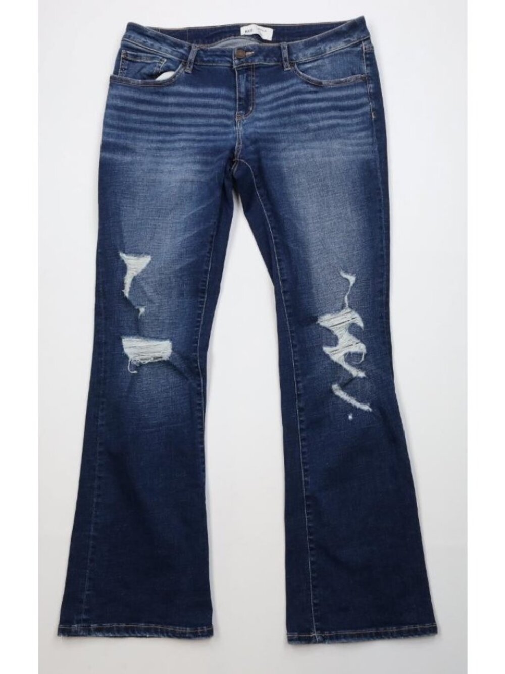 Buckle BKE Womens 33 x 33.5 Stella Slim Fit Low Rise Bootcut Flared Denim Jeans